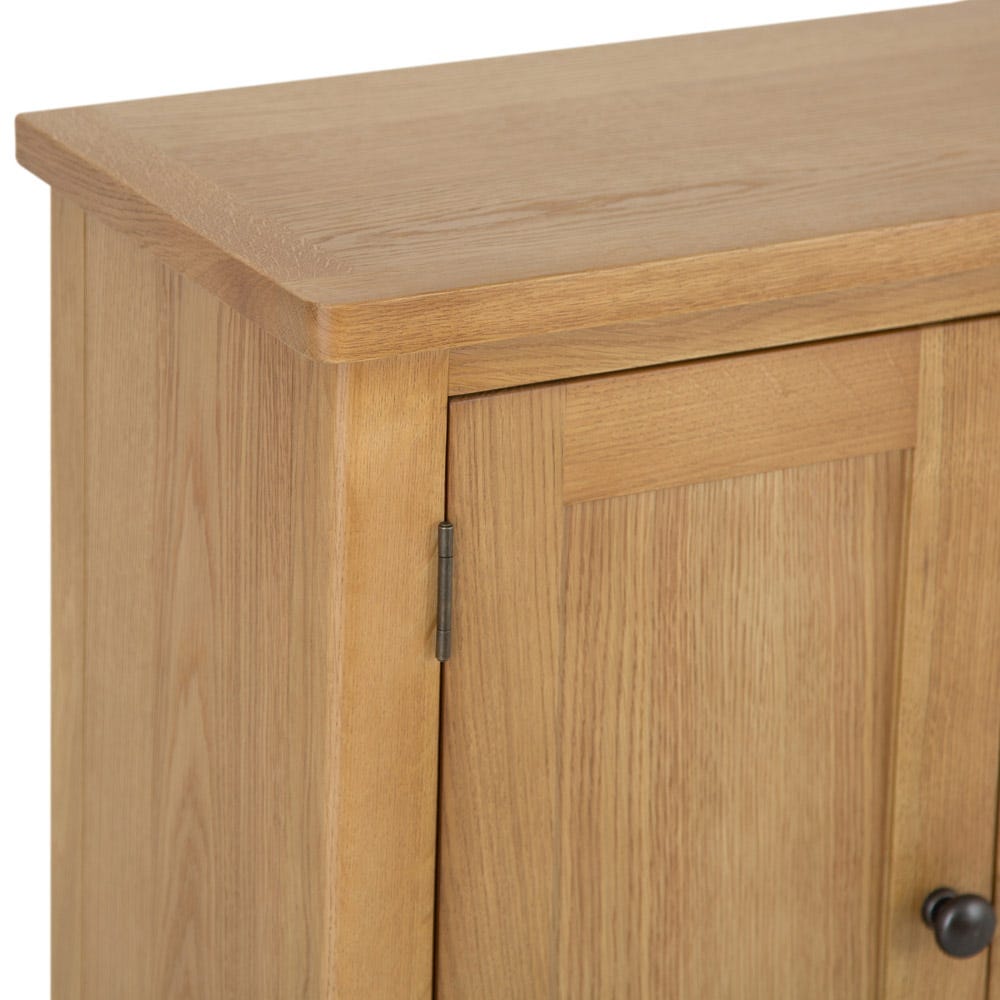 Rutland Oak 2 Door 3 Drawer Large Sideboard