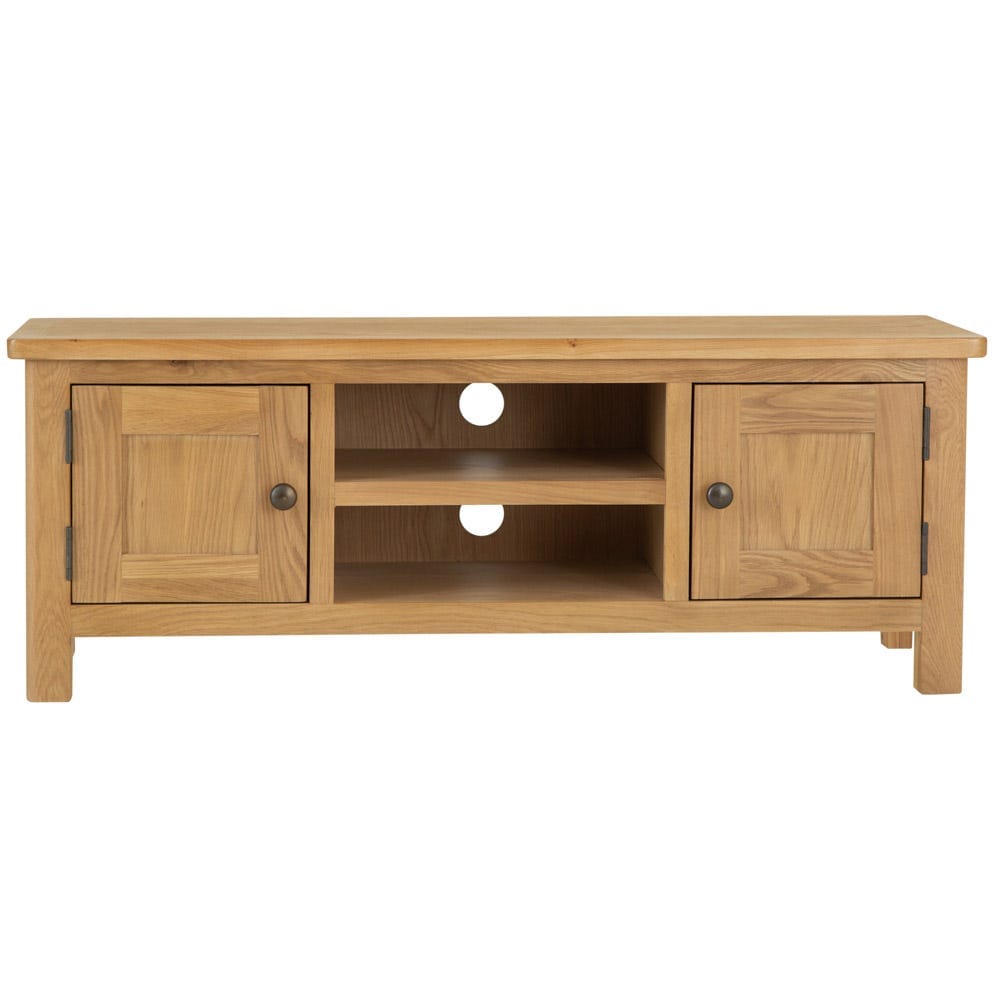 Rutland Oak Large TV Unit