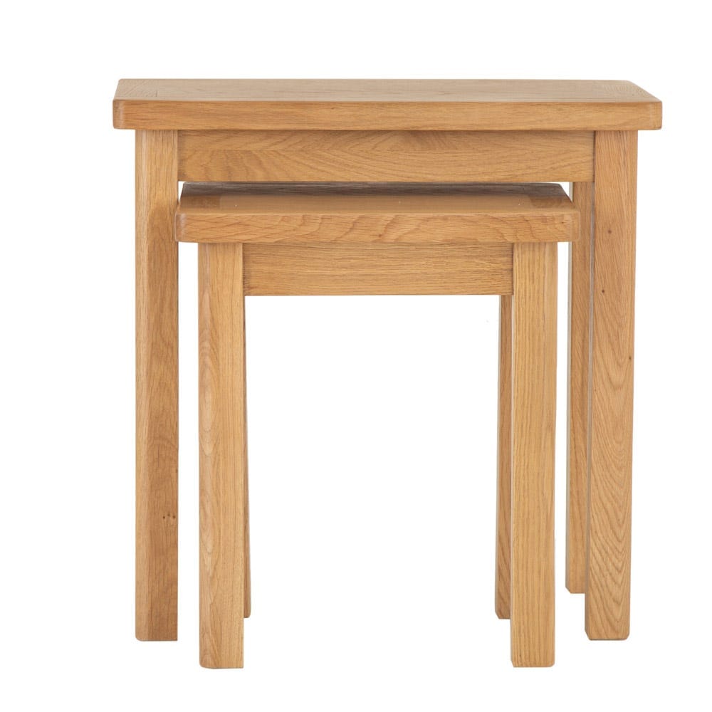 Rutland Oak Nest of 2 Tables