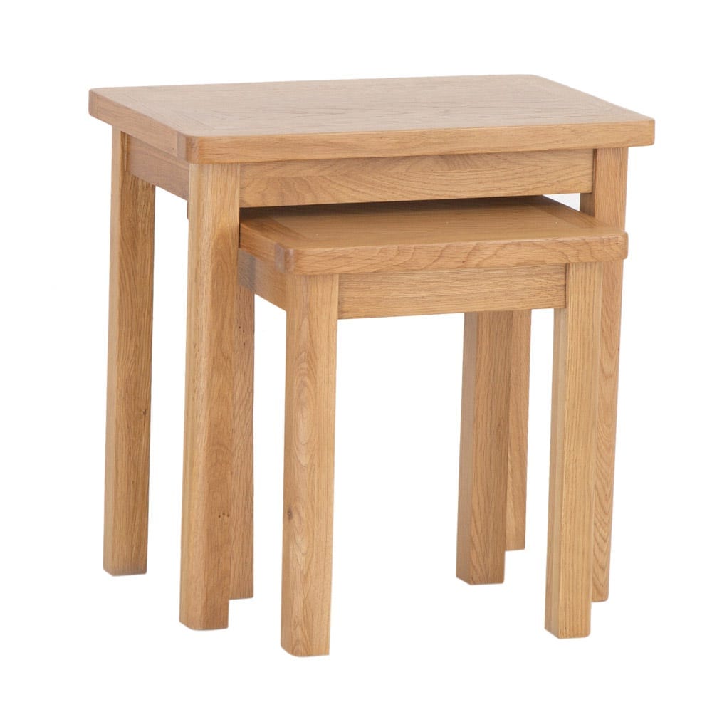 Rutland Oak Nest of 2 Tables