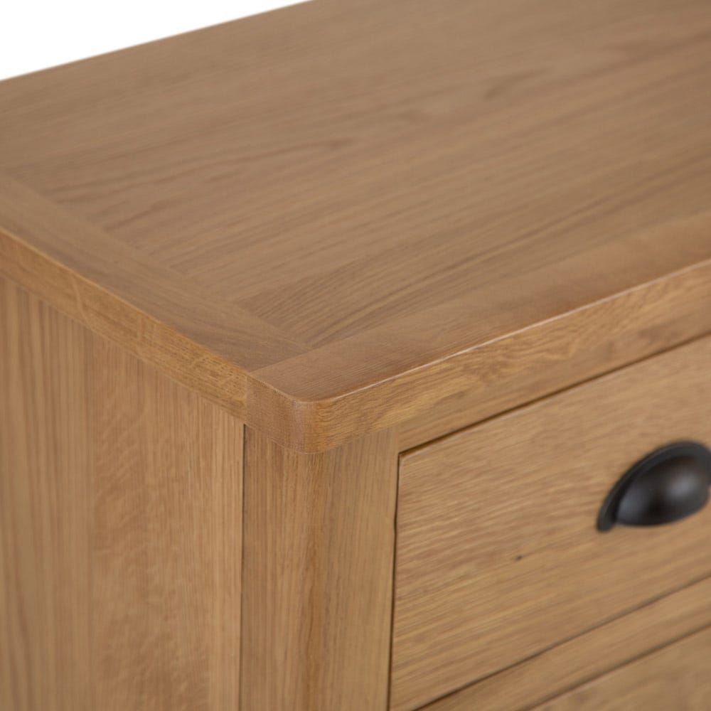 Rutland Oak 3 Door 3 Drawer Large Sideboard