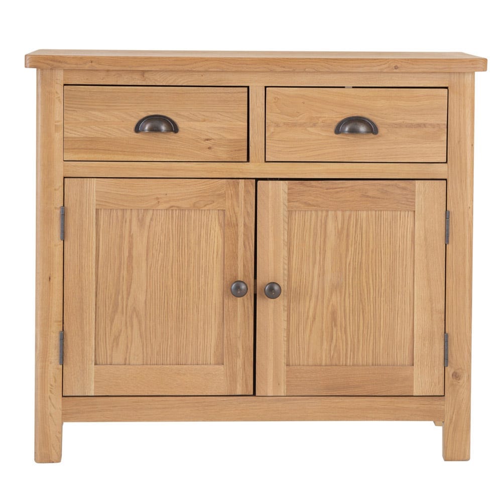 Rutland Oak 2 Door Small Sideboard