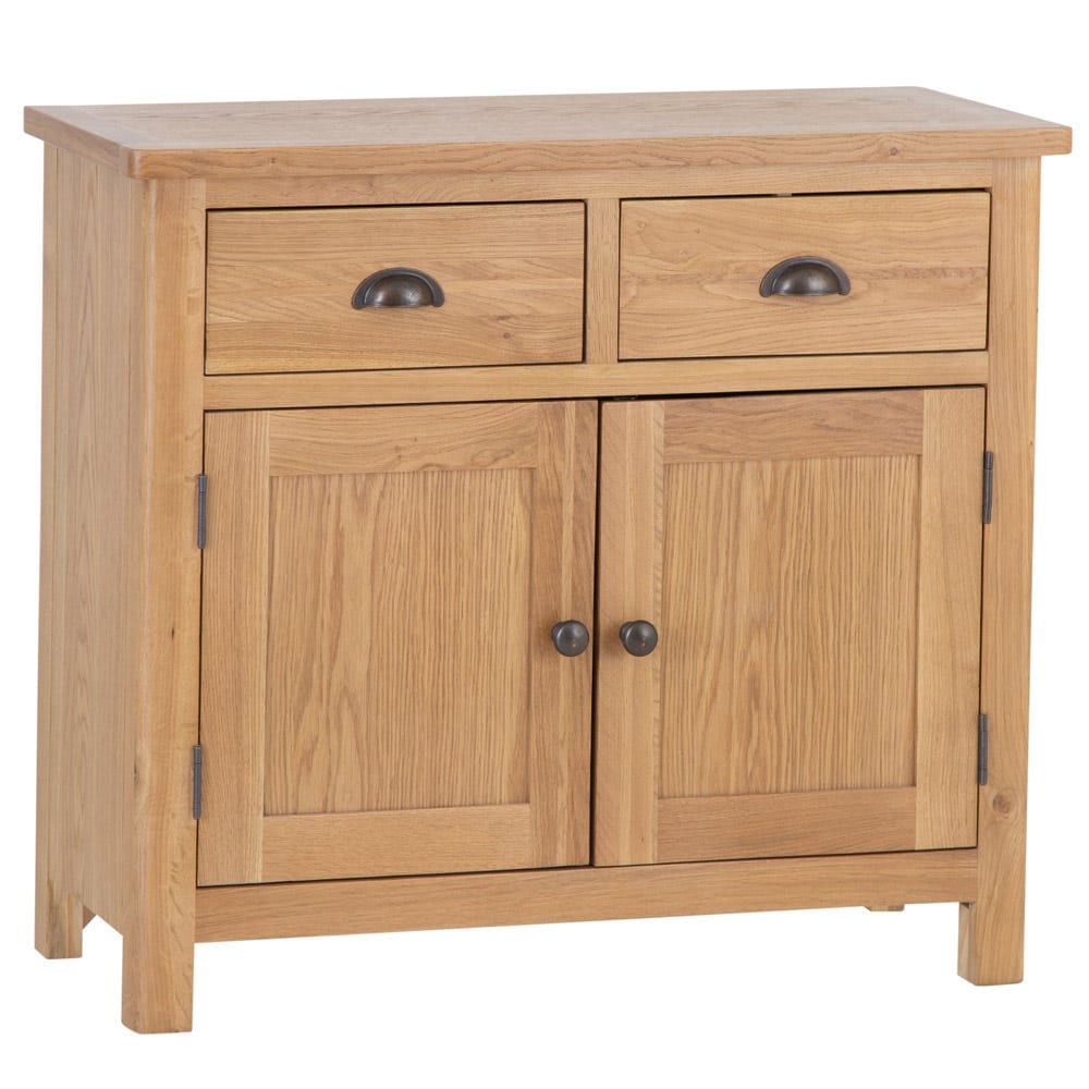 Rutland Oak 2 Door Small Sideboard