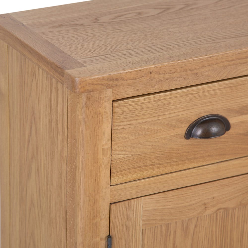 Rutland Oak 2 Door Small Sideboard