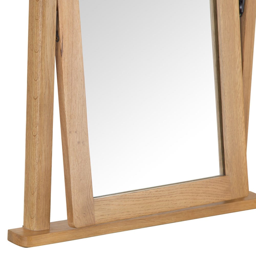 Rutland Oak Dressing Table Mirror