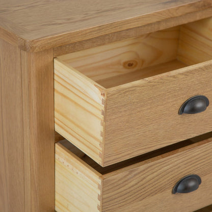 Rutland Oak Chest of 6 Drawers