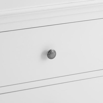 Florence White Painted 2 Door Wardrobe with Drawers