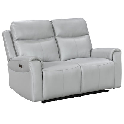 Turin Dove Grey Power 2 Seater Sofa - The Furniture Warehouse