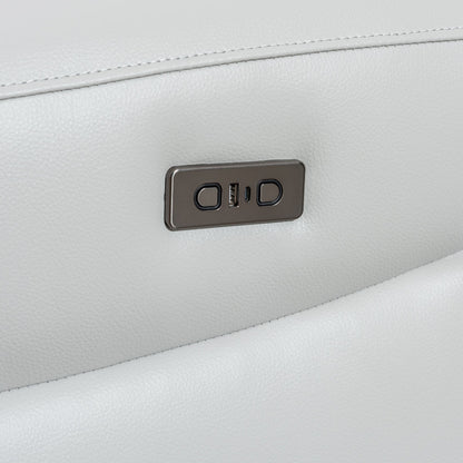 Turin Dove Grey Power 2 Seater Sofa - The Furniture Warehouse