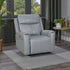 Turin Dusk Grey Power Armchair - The Furniture Warehouse