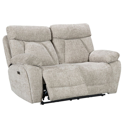 Venice Biscuit Power 2 Seater Sofa - The Furniture Warehouse