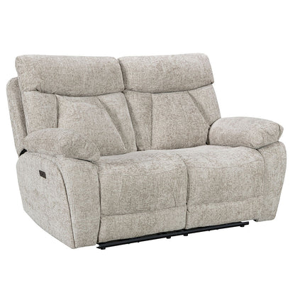 Venice Biscuit Power 2 Seater Sofa - The Furniture Warehouse