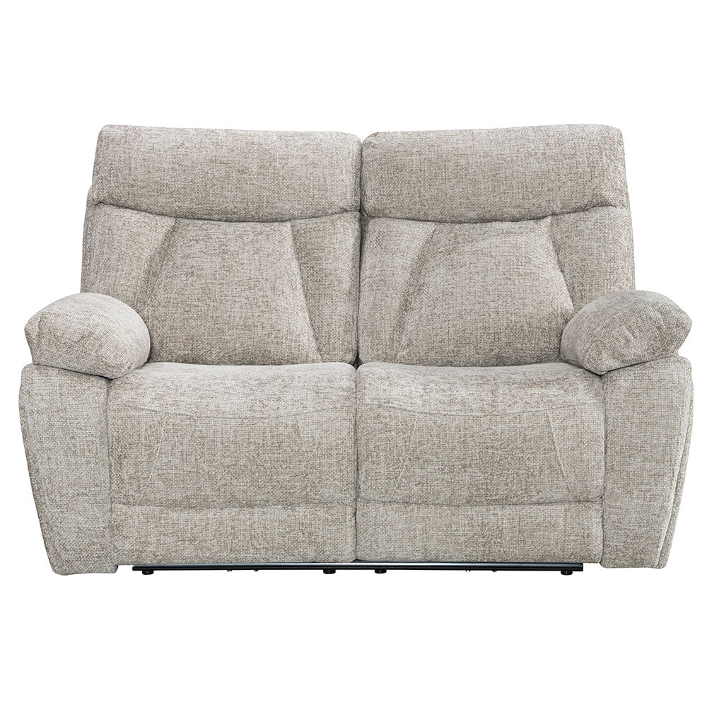 Venice Biscuit Power 2 Seater Sofa - The Furniture Warehouse