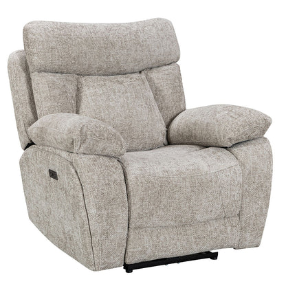 Venice Biscuit Power Armchair - The Furniture Warehouse