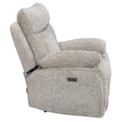 Venice Biscuit Power Armchair - The Furniture Warehouse
