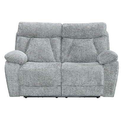 Venice Nickel Power 2 Seater Sofa - The Furniture Warehouse