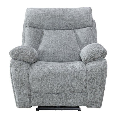 Venice Nickel Power Armchair - The Furniture Warehouse