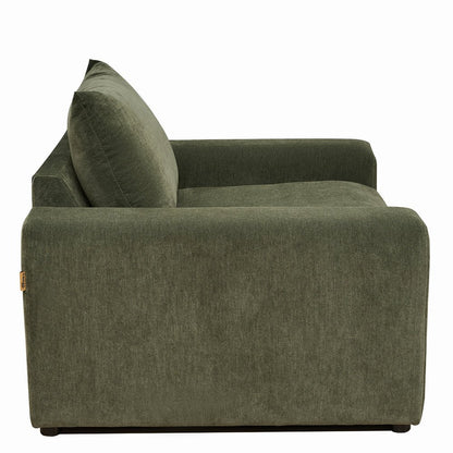 Winchester Forest Green Love Seat - The Furniture Warehouse