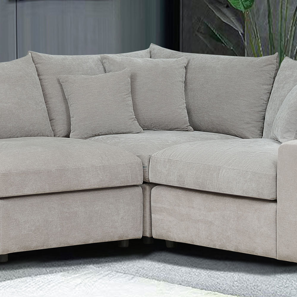 Winchester Grey Corner Section - The Furniture Warehouse