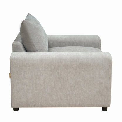 Winchester Grey Love Seat - The Furniture Warehouse