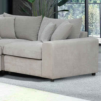 Winchester Grey RHF 1 Arm 1 Seater - The Furniture Warehouse