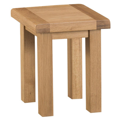 Winchester Oak Nest of 2 Tables - The Furniture Warehouse