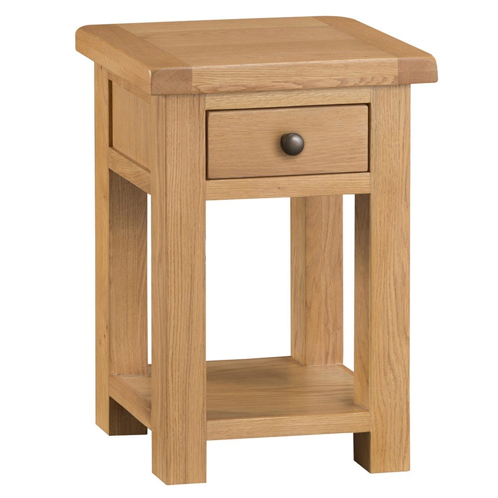 Winchester Oak Side Table - The Furniture Warehouse