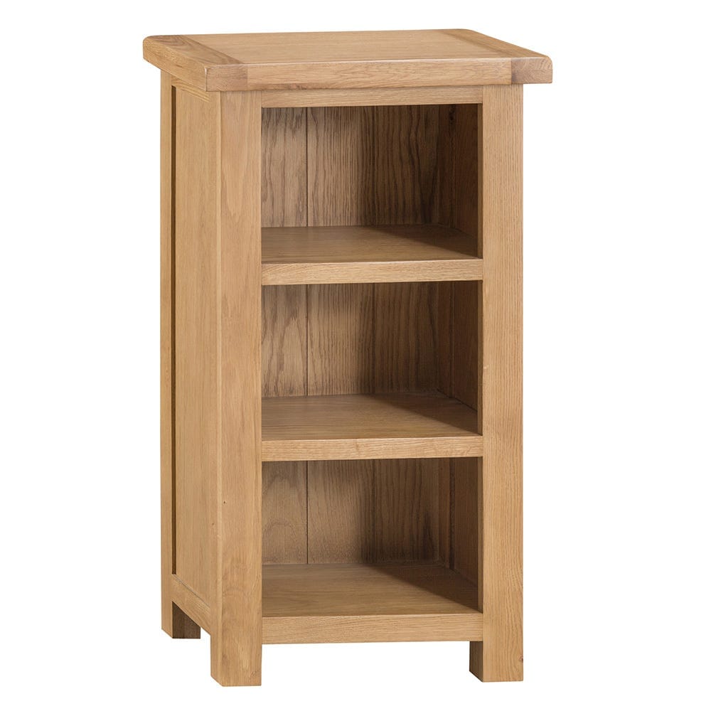 Winchester Oak Small Narrow Bookcase - The Furniture Warehouse