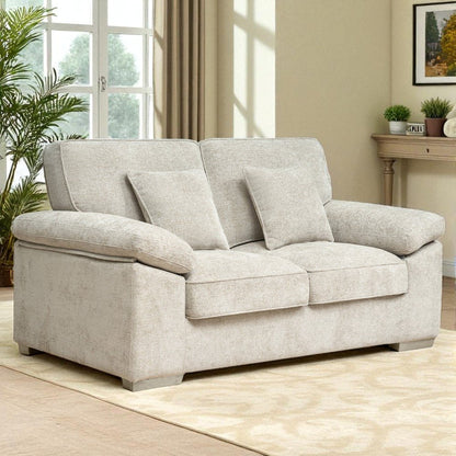 York Biscuit 2 Seater Sofa - The Furniture Warehouse
